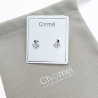 Cubic Zirconia Stud Earrings - CHOMEL