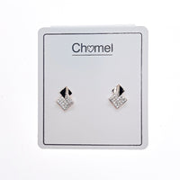 Cubic Zirconia Stud Earrings - CHOMEL