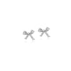 Ribbon Cubic Zirconia Earring - CHOMEL