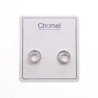 Cubic Zirconia Round Earring - CHOMEL