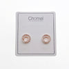 Cubic Zirconia Round Earring - CHOMEL