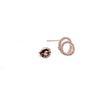 Cubic Zirconia Round Earring - CHOMEL