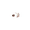 Leaf Cubic Zirconia Earrings - CHOMEL