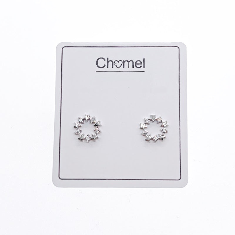 Star Cubic Zirconia Earrings - CHOMEL