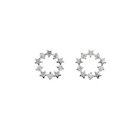 Star Cubic Zirconia Earrings - CHOMEL