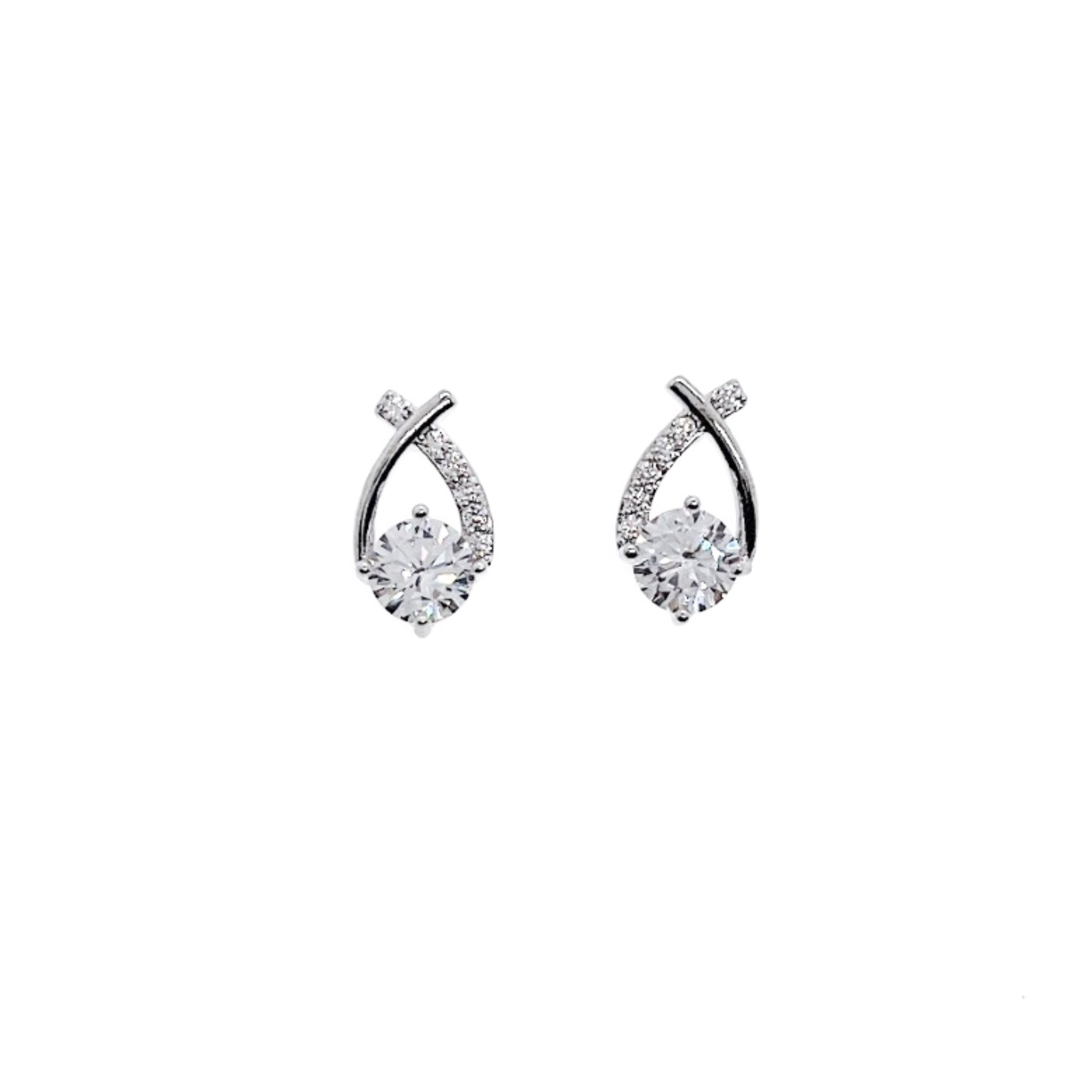Cubic Zirconia Earrings - CHOMEL