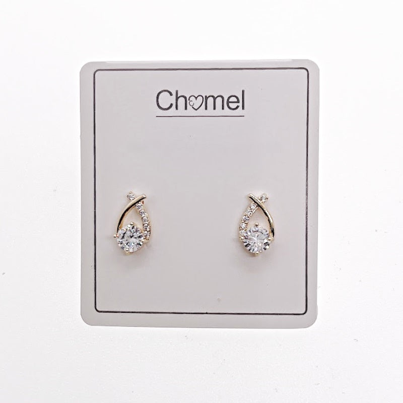 Cubic Zirconia Earrings - CHOMEL
