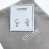 Moon & Star Cubic Zirconia Earrings.