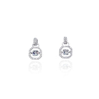 Cubic Zirconia Earrings.