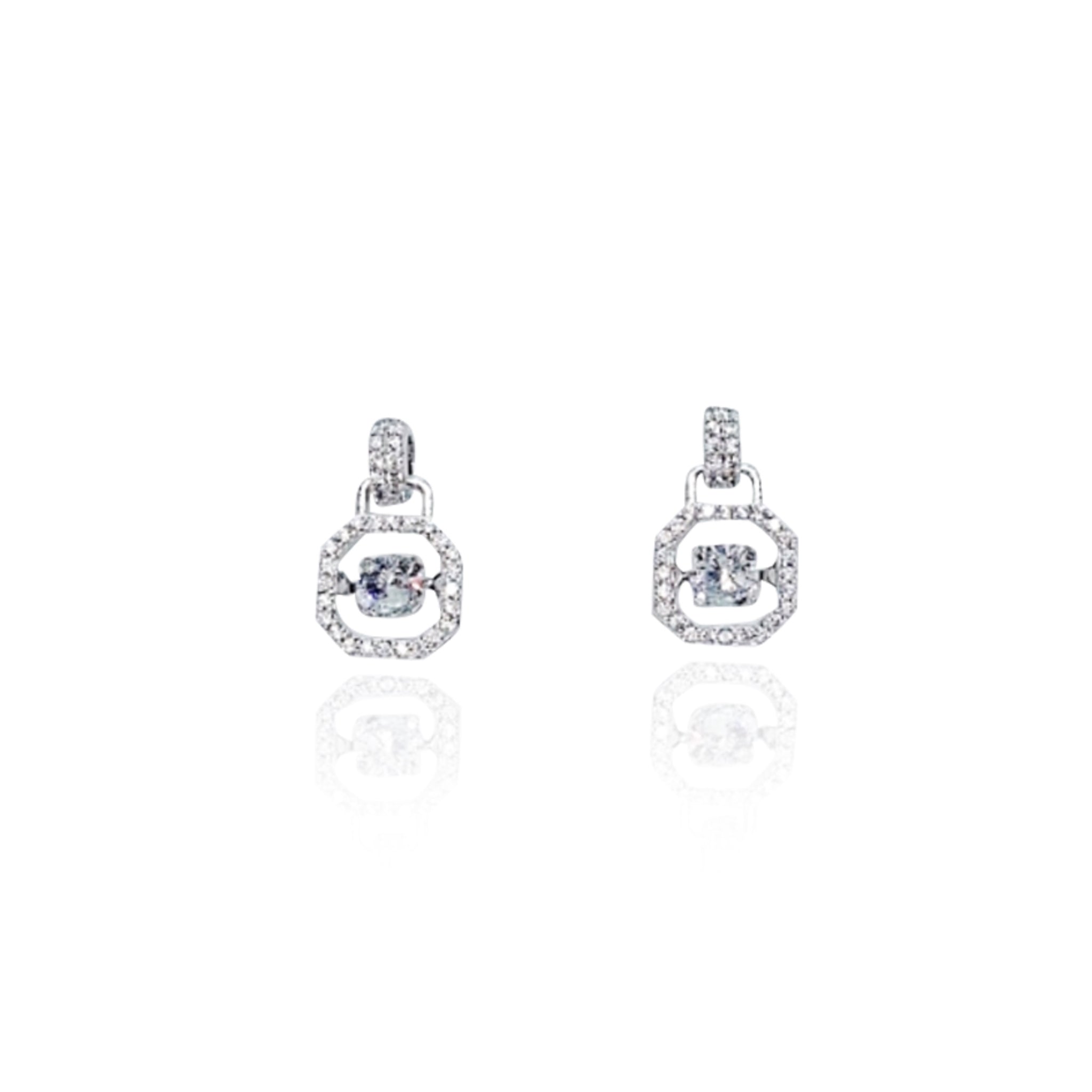Cubic Zirconia Earrings.