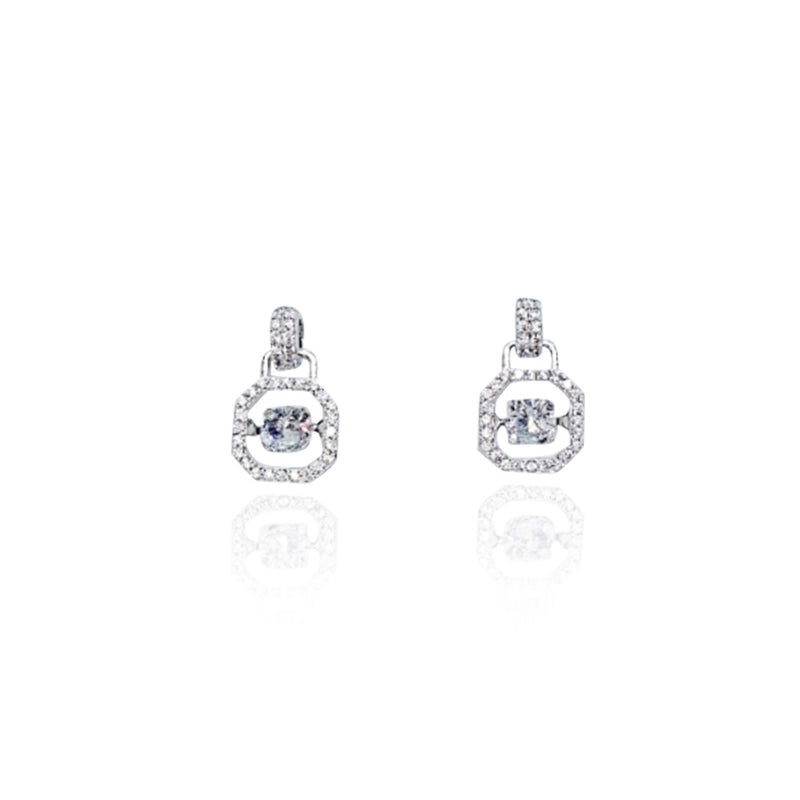 Cubic Zirconia Earrings.