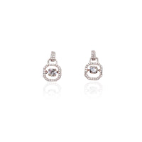 Cubic Zirconia Earrings.