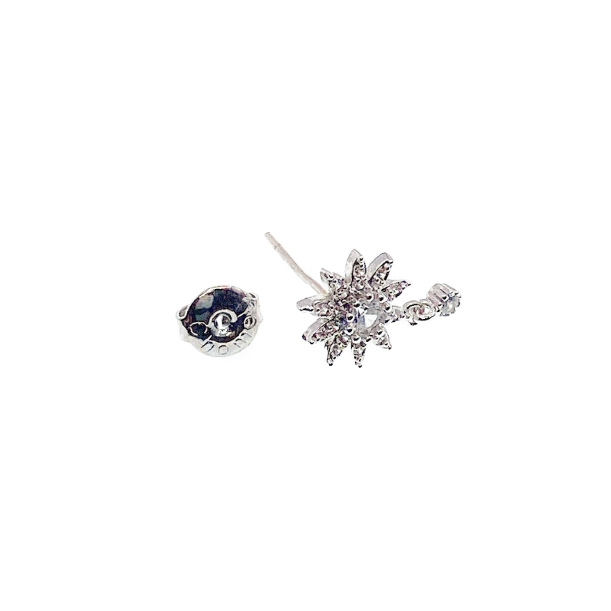 Star Cubic Zirconia Earrings.
