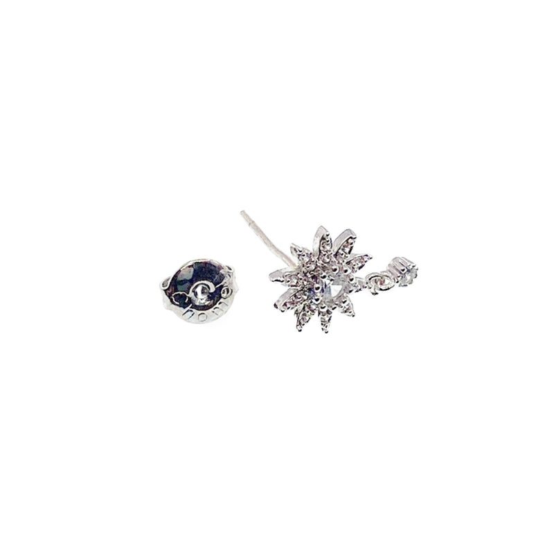 Star Cubic Zirconia Earrings.