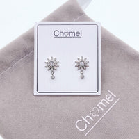 Star Cubic Zirconia Earrings.