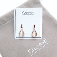 Simulated Moonstone Earrings.