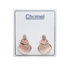 Simulated Moonstone Drop Earrings.
