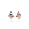 Simulated Moonstone Drop Earrings.