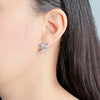 Star Cubic Zirconia  Earrings.