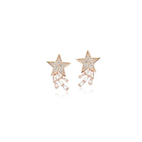 Star Cubic Zirconia  Earrings.