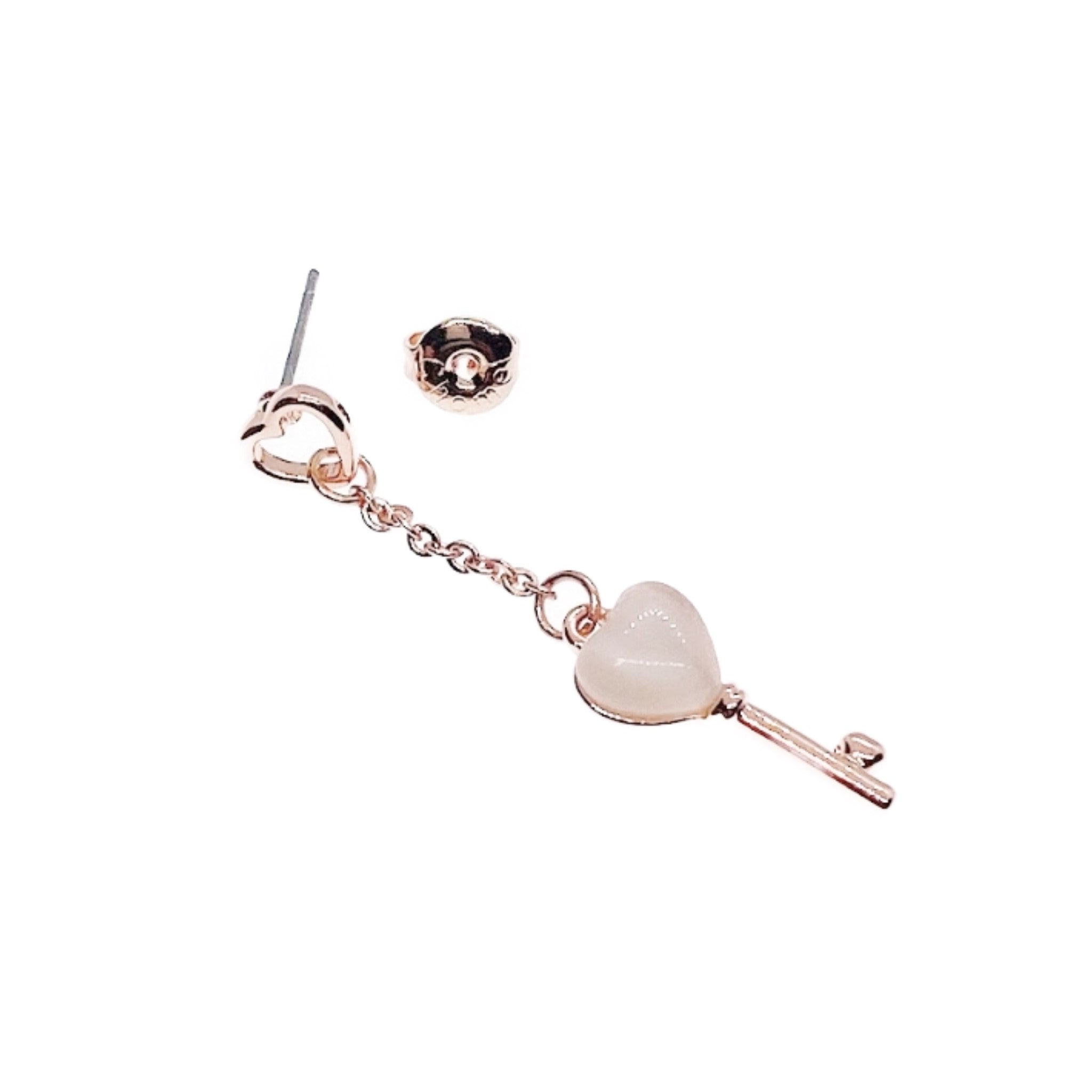 Simulated Moonstone Earrings.