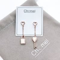 Simulated Moonstone Earrings.