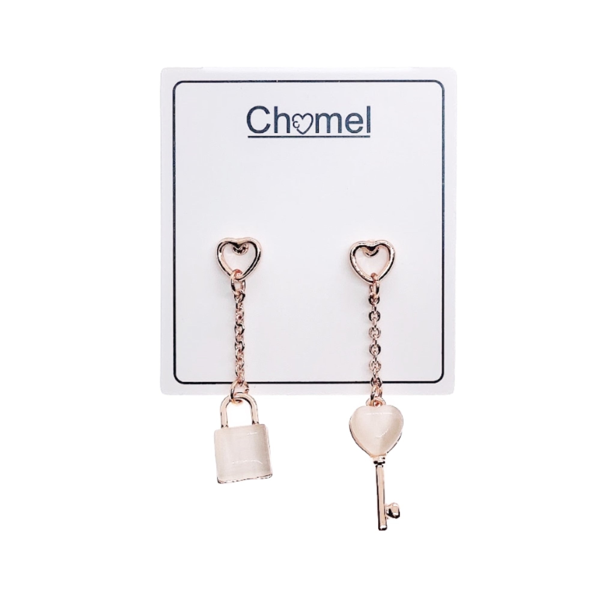 Simulated Moonstone Earrings.