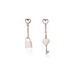 Simulated Moonstone Earrings.