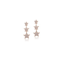 Star Cubic Zirconia Stud Earrings - CHOMEL