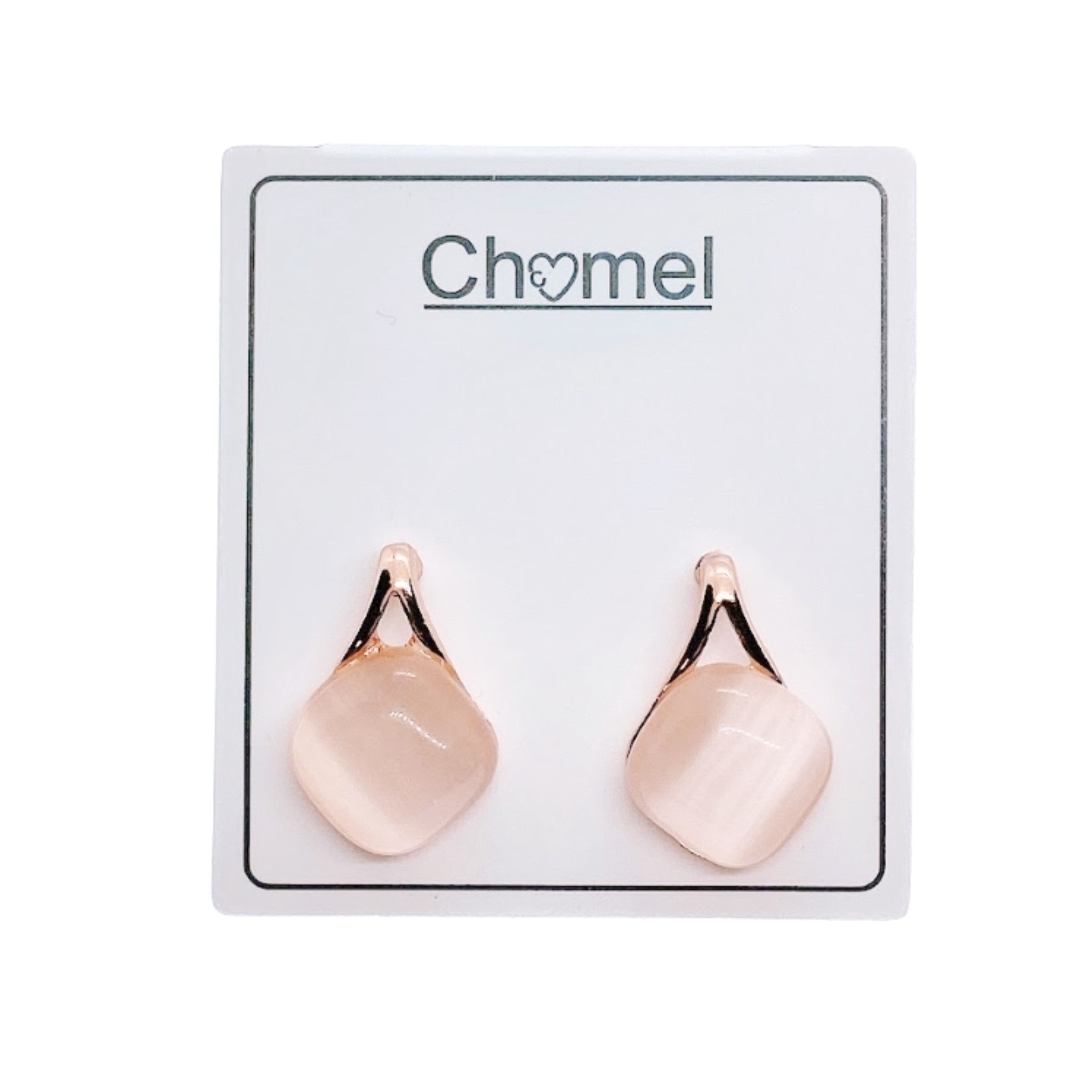 Simulated Moonstone Earrings.