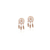 Dreamcatcher Cubic Zirconia Earrings - CHOMEL