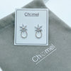 Flower Cubic Zirconia  Earrings.