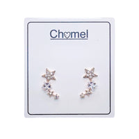 Star Cubic Zirconia Earrings.