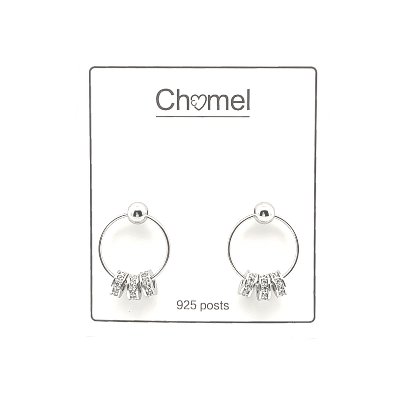 Cubic Zirconia Earrings - CHOMEL