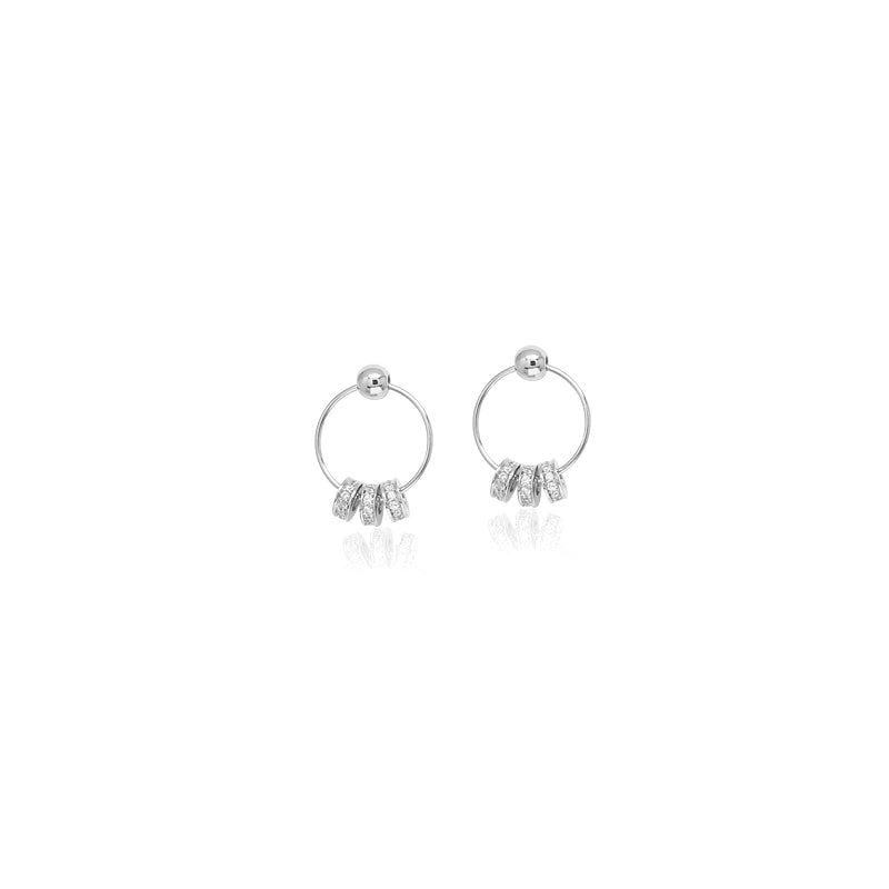 Cubic Zirconia Earrings - CHOMEL