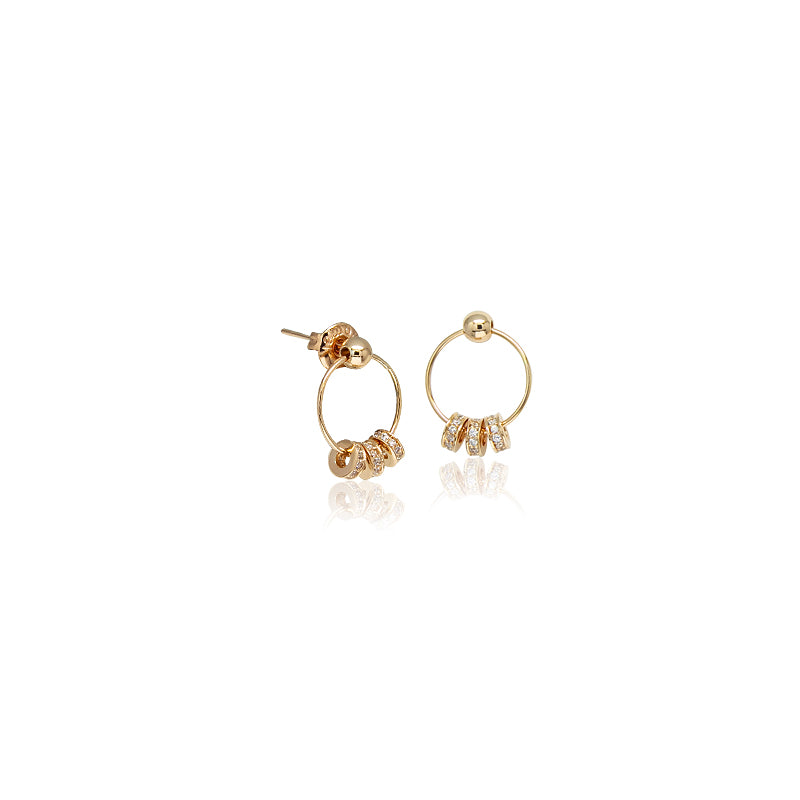 Cubic Zirconia Earrings - CHOMEL