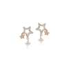 Star Cubic Zirconia Earrings.