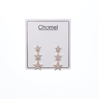 Star Cubic Zirconia Stud Earrings.