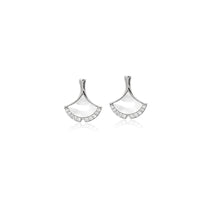 Leaf Mother of Pearl Earrings.