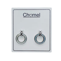Mother of Pearl Round Earrings.