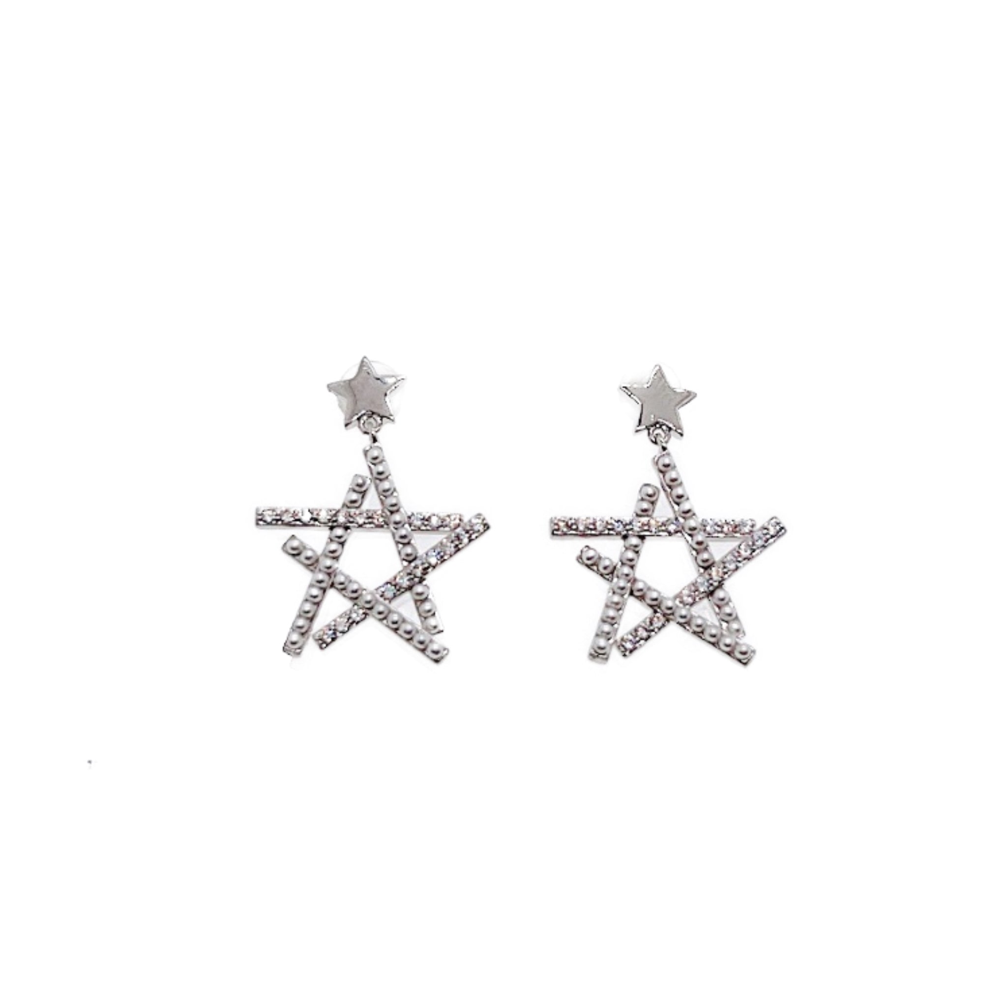 Star Pearl Earrings - CHOMEL