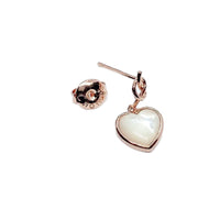 Heart Mother of Pearl Earrings.