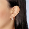 Heart Mother of Pearl Earrings.