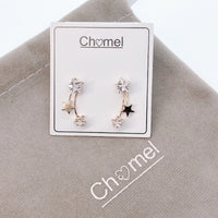 Star Cubic Zirconia Earrings.
