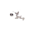 Butterfly Cubic Zirconia Earrings.