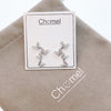 Butterfly Cubic Zirconia Earrings.