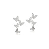 Butterfly Cubic Zirconia Earrings.