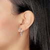 Butterfly Cubic Zirconia Earrings.