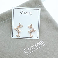 Butterfly Cubic Zirconia Earrings.