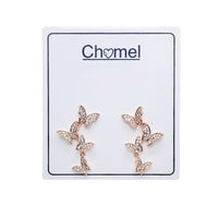 Butterfly Cubic Zirconia Earrings.
